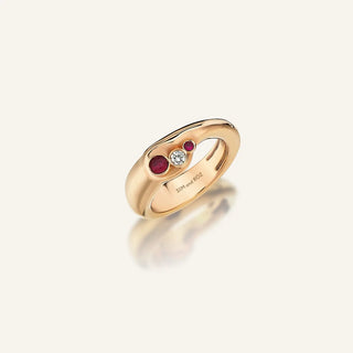Chroma Trio Ruby Ring