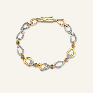 Flow Cognac Diamond Bracelet