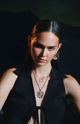 Halo Pırlanta Kolye
