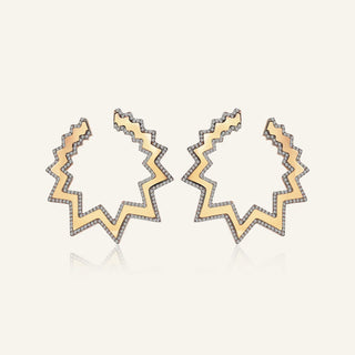 Halo Pırlanta Küpe
