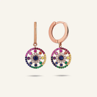 Nebula Multicolor Gemstone in Rose Gold