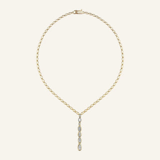 Loops Lariat Diamond Necklace