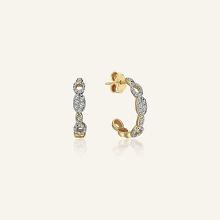 Loops Mini Diamond Earrings