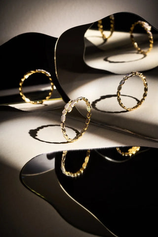 Loops Diamond Coil Bracelet