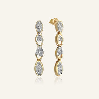 Loops Diamond Drop Earrings