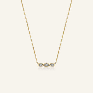 Loops Trio Mini Diamond Necklace