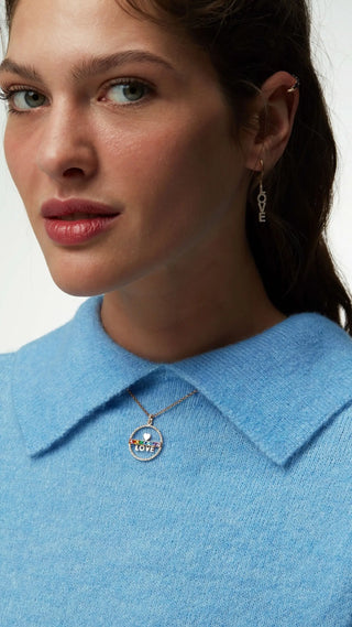 Love Mantra Multicolor Gemstone Necklace