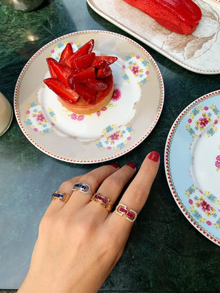 Manifest Ruby Ring in Rose Gold