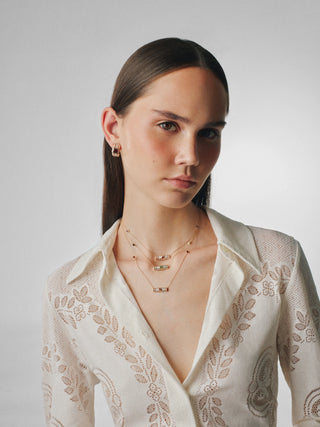 Morphose02 Peridot Pendant Necklace