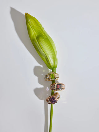 Morphose02 Peridot Ring