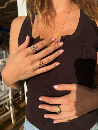 Polaris Ruby & Diamond Ring