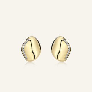 Stream Wave Pırlanta Küpe