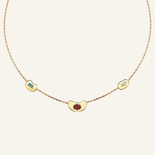 Treasured Trio Rodolit Kolye